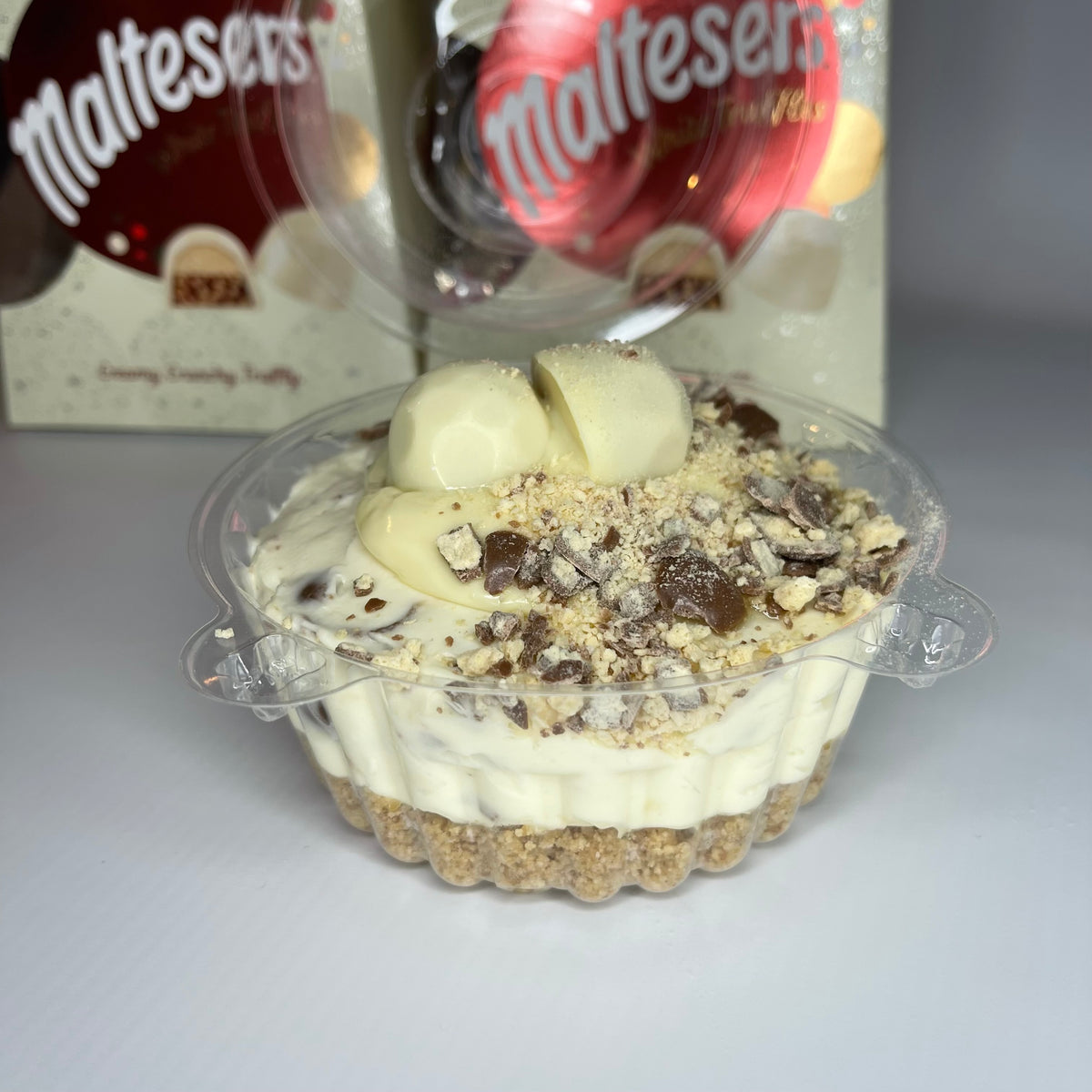 MALTESER WHITE TRUFFLES (INDIVIDUAL POT) CHEESECAKEAWAY